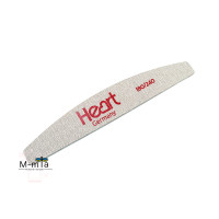 Пилка для нігтів Heart Half тонка 180/240